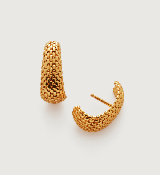 Gold Vermeil Doina Earrings - Monica Vinader