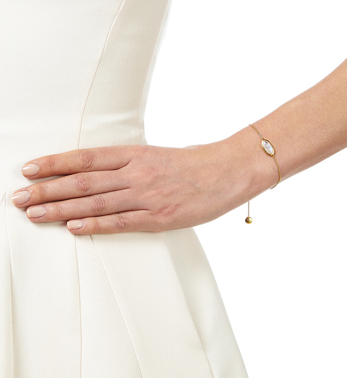 Gold Vermeil Vega Bracelet - Moonstone