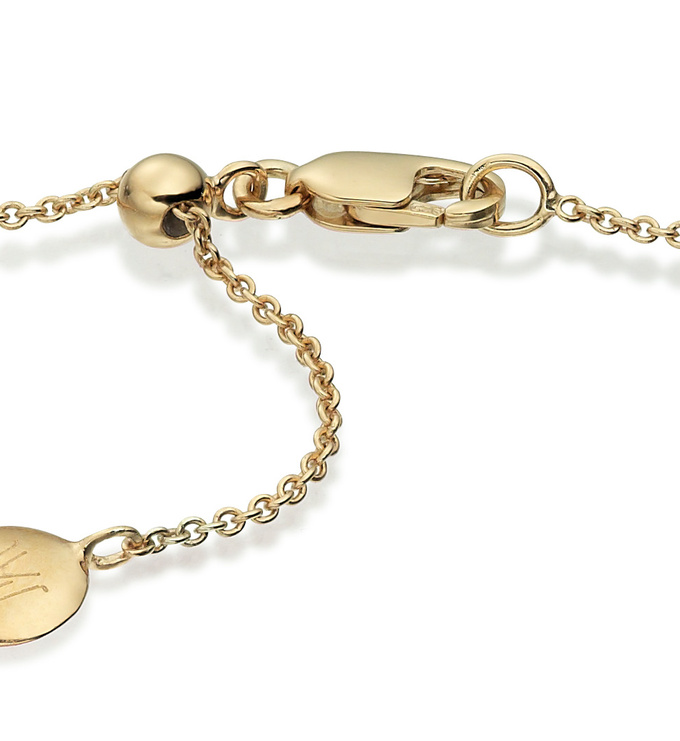 Rolo Chain 24'/61cm with adjuster in 18ct Gold Vermeil on