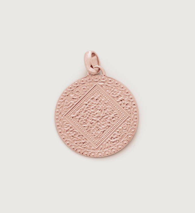 Rose Gold Vermeil Marie Mini Pendant Charm - Monica Vinader