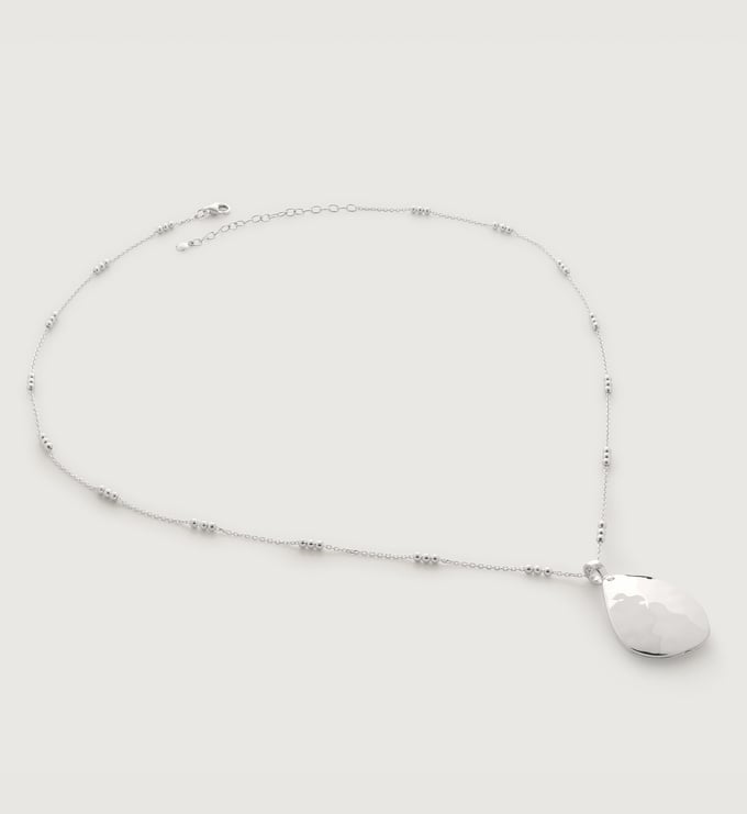 Deia Pebble Locket Fine Chain Necklace - Monica Vinader