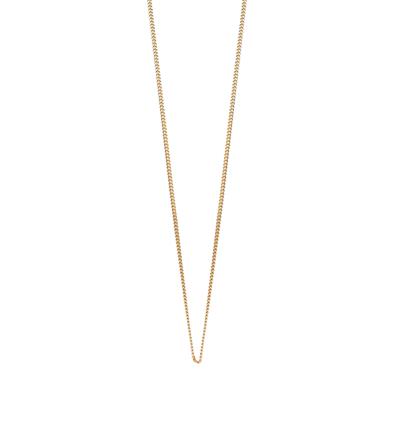 Gold Vermeil 16/17" Curb chain - Monica Vinader