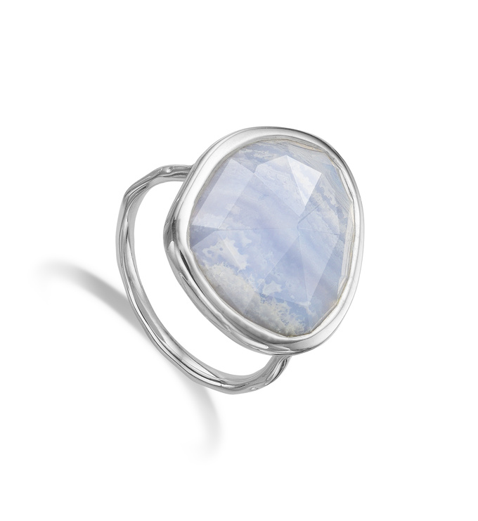 Siren Ring - Blue Lace Agate