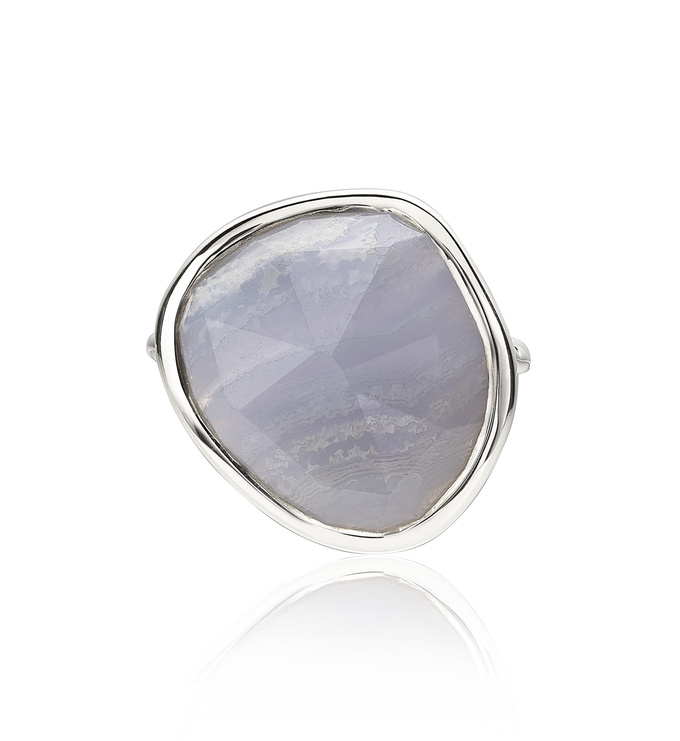 Siren Ring - Blue Lace Agate