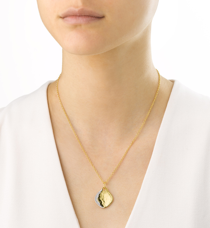 【MONICA VINADER】18KYGヴェルメイユ Rolo チェーンネックレス Rolo Chain 18'/46cm in 18ct Gold Vermeil On Sterling Silver