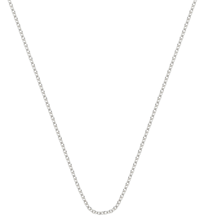 Rolo Chain 18 46cm in Sterling Silver Jewellery by Monica Vinader