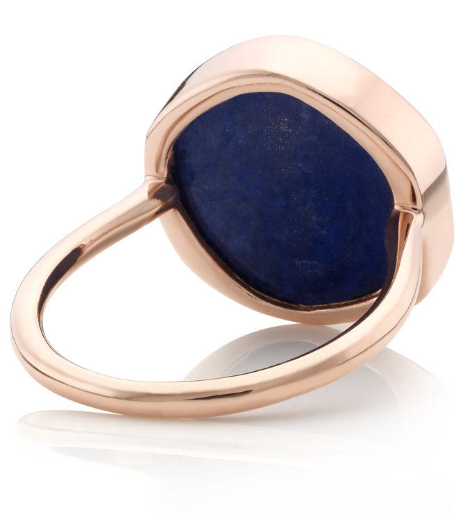 Atlantis Gem Ring in 18ct Rose Gold Vermeil On Sterling Silver and ...