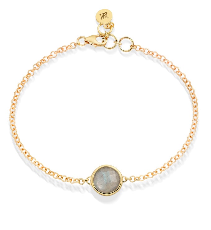Gold Vermeil Mini Luna Bracelet - Monica Vinader