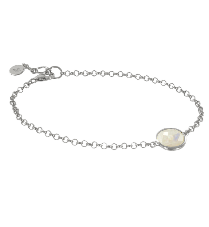 Sterling Silver Mini Luna Bracelet - Monica Vinader