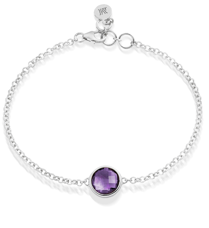 Sterling Silver Mini Luna Bracelet - Monica Vinader