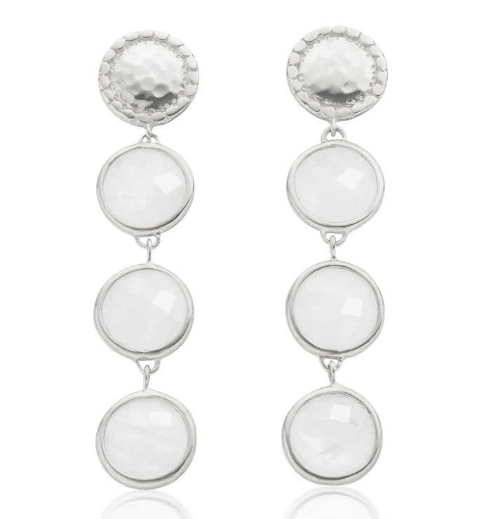 Sterling Silver Mini Luna Drops - Monica Vinader