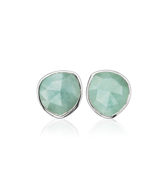 Siren Stud Earring - Aquamarine