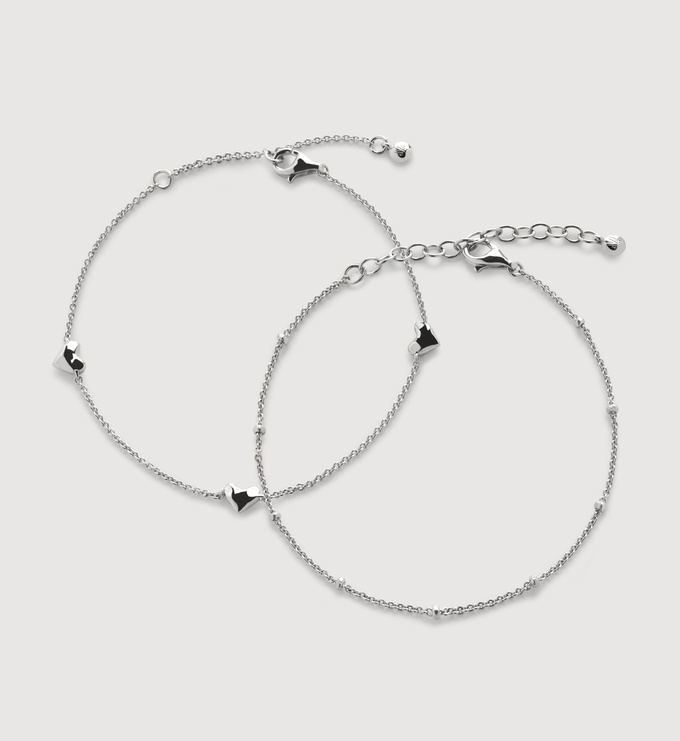 MONICA VINADER☆ハート＆ビーズ チェーン ネックレス セット Heart and Beaded Chain Bracelet Set | Jewellery Sets