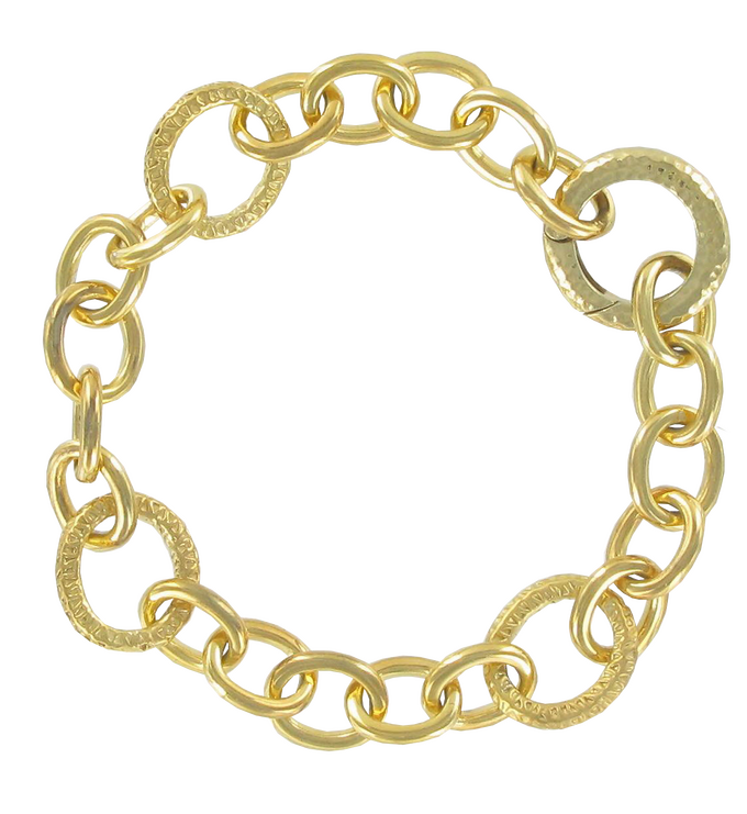 Gold Vermeil Capture Links Bracelet - Monica Vinader