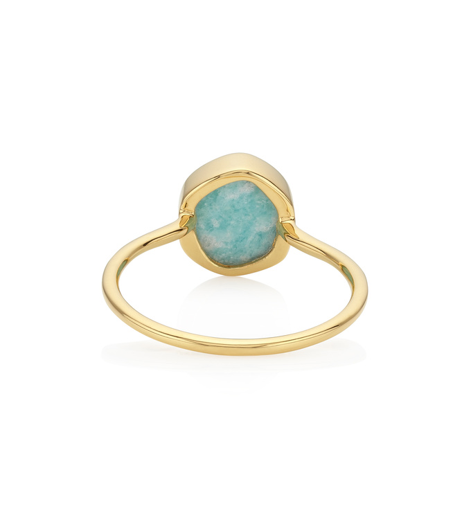 Atlantis Gem Mini Stacking Ring in 18ct Gold Vermeil On Sterling Silver ...