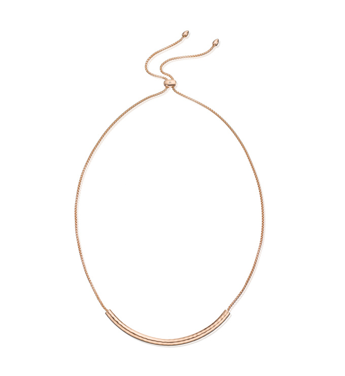 Rose Gold Vermeil Esencia Long Chain Necklace
