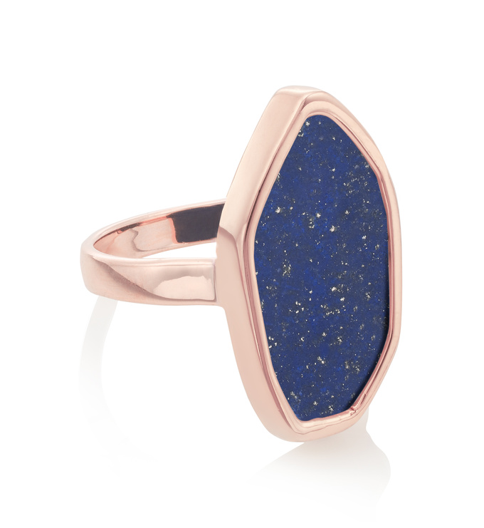Atlantis Flint Ring in 18ct Rose Gold Vermeil On Sterling Silver and ...