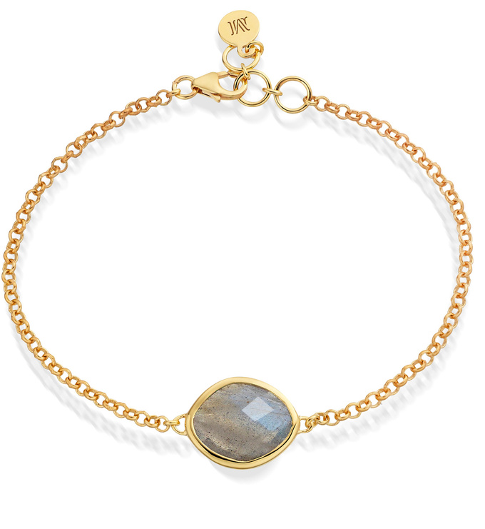 Gold Vermeil Nugget Bracelet - Monica Vinader