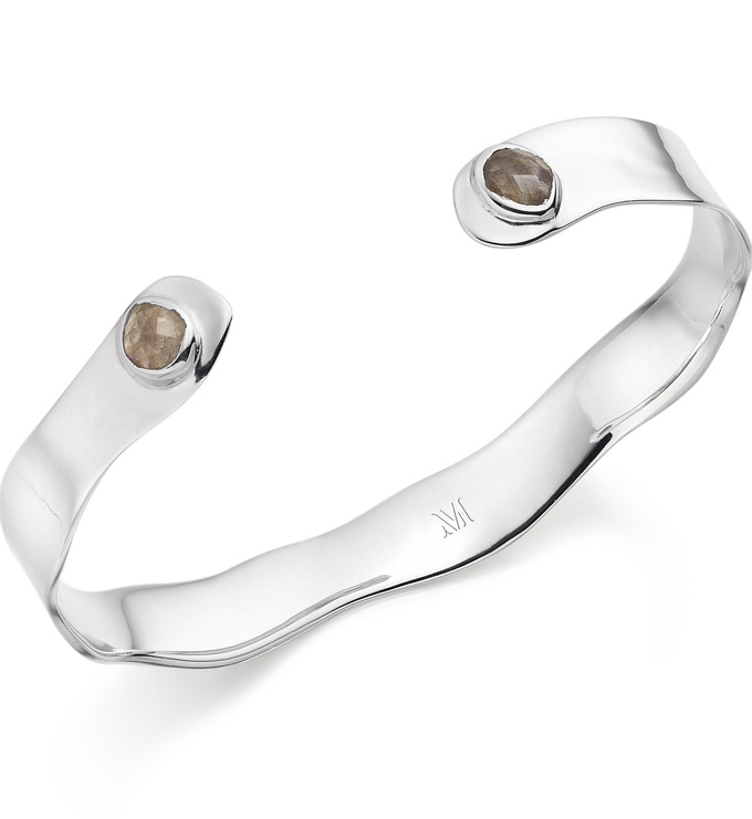 Sterling Silver Siren Cuff - Monica Vinader