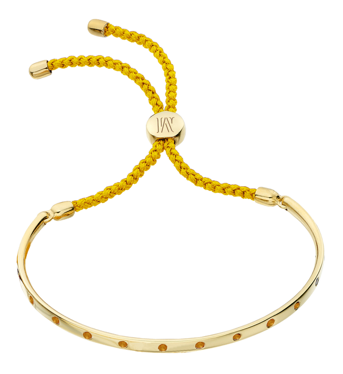 Gold Vermeil Fiji Gem Bracelet - Orange - Joy - Monica Vinader