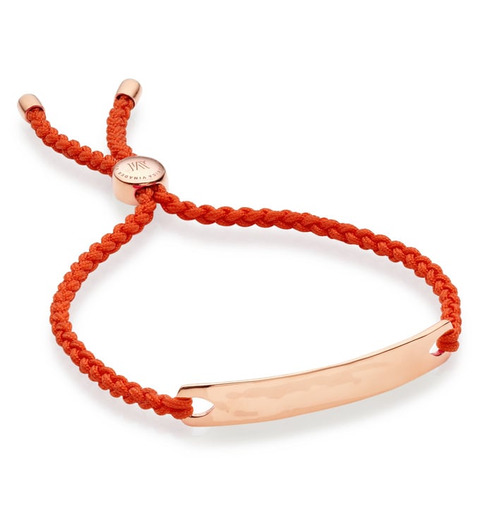 Rose Gold Vermeil Havana Friendship Bracelet - Poppy