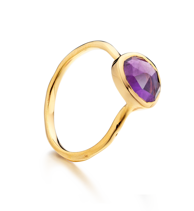 Siren Stacking Ring Amethyst 
