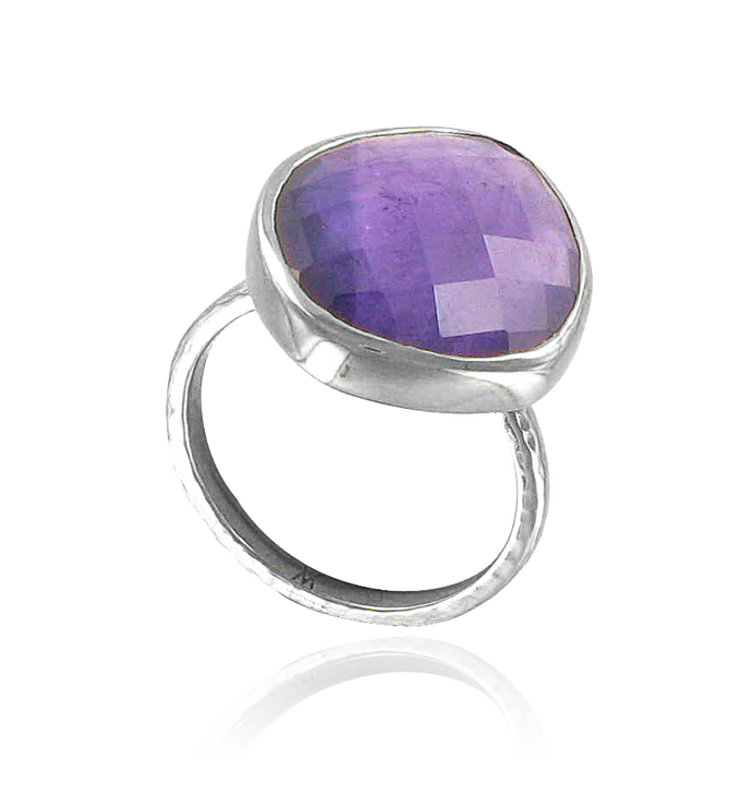 Sterling Silver Nugget Ring- Large - Monica Vinader