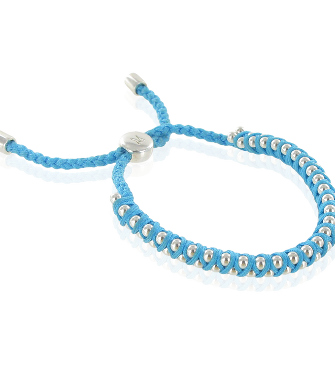 Sterling Silver Rio Bracelet - Large - Peace - Monica Vinader