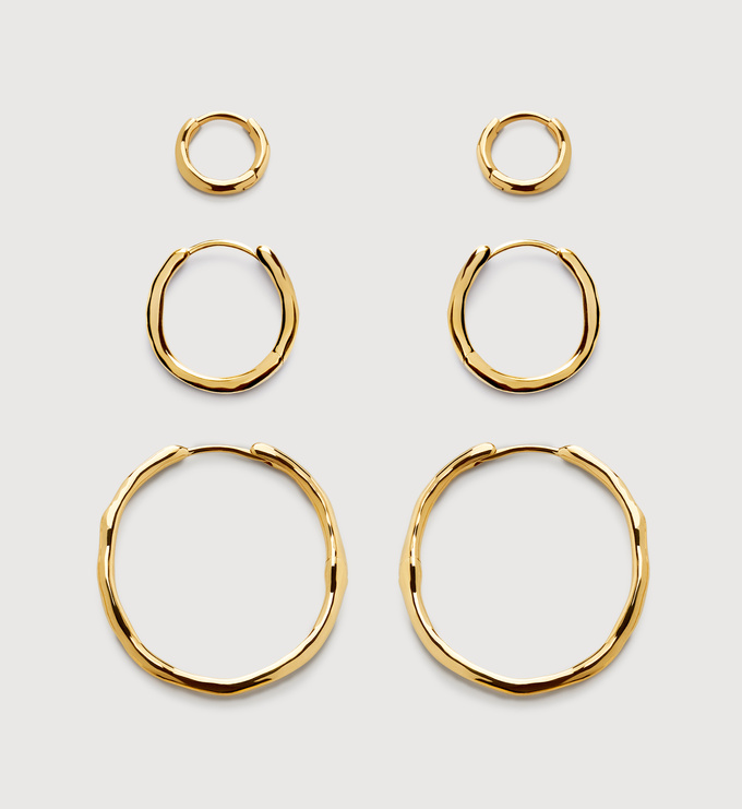 Siren Muse Huggies and Hoops Set - Monica Vinader