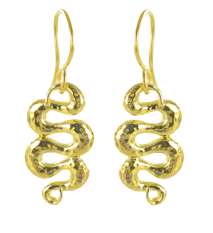 Gold Vermeil Juno Earrings - Monica Vinader
