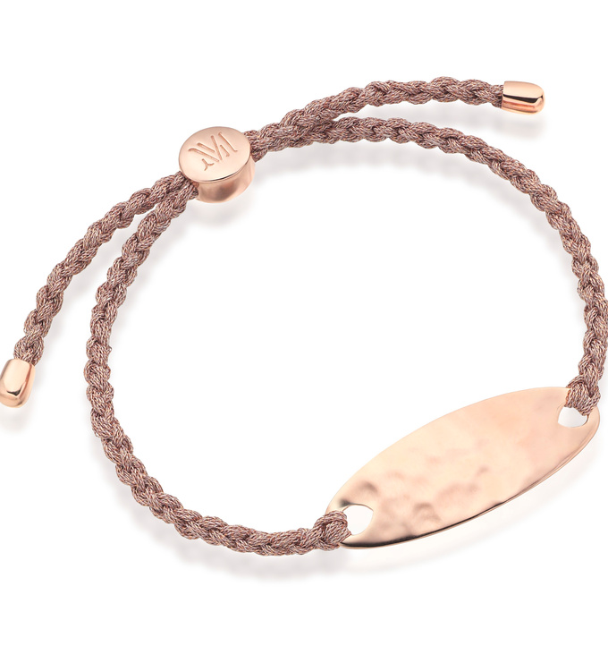 Rose Gold Vermeil Bali Friendship Bracelet - Rose Gold Metallica - Rose Metallica - Monica Vinader