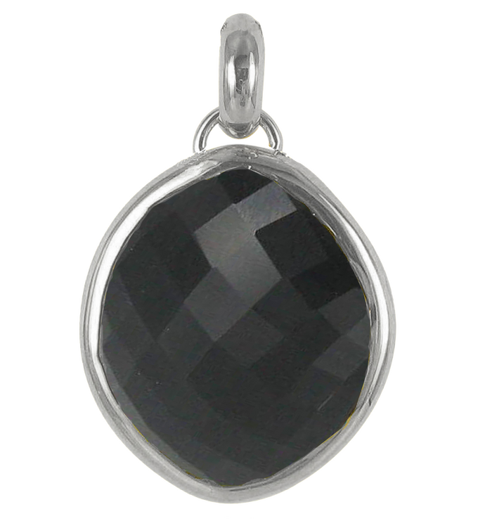 Sterling Silver Nugget Large Pendant Charm - Monica Vinader