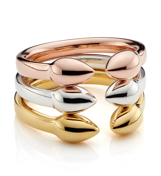 Fiji Bud Stacking Ring Set | Jewellery Sets | Monica Vinader
