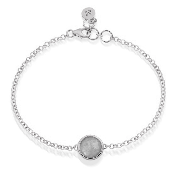 Sterling Silver Mini Luna Bracelet - Monica Vinader