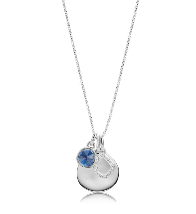 Riva Mini Kite and Siren Pendant Charm Necklace Set - Monica Vinader