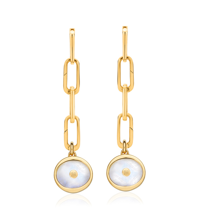 Alta Capture and Atlantis Pendant Charm Cocktail Earring Set - Monica Vinader