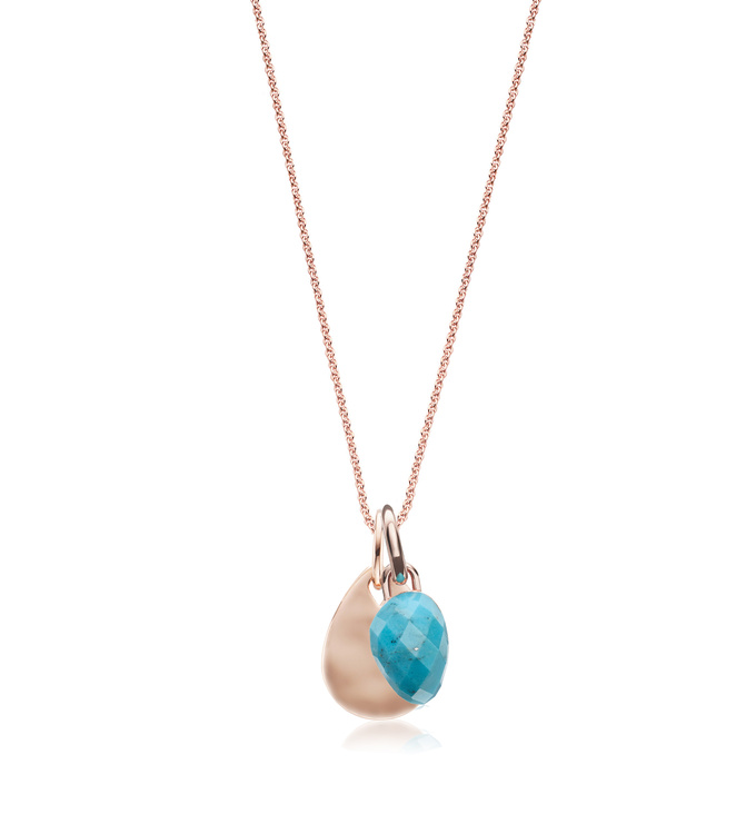 Ziggy Mini Petal and Nura Pendant Charm Necklace Set - Monica Vinader