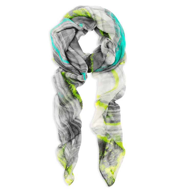Agate Print Modal Scarf - Pop - Monica Vinader