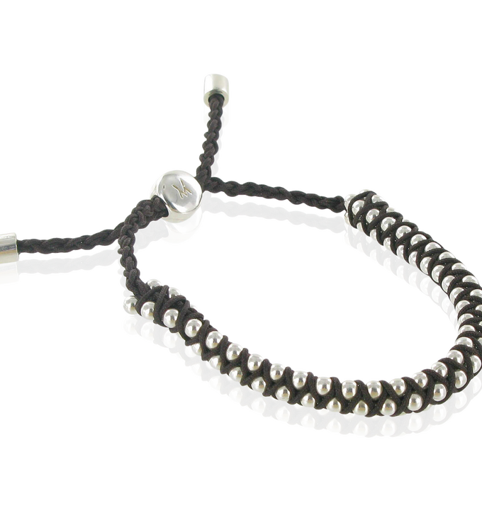 Sterling Silver Rio Bracelet - Large - Success - Monica Vinader