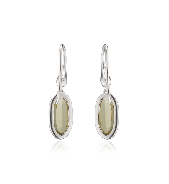 Vega Drop Earrings - Citrine