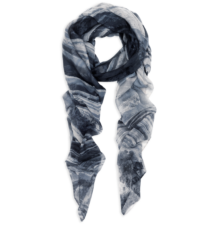 Agate Print Modal Scarf - Labradorite - Monica Vinader