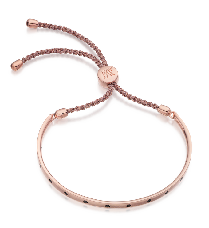Rose Gold Vermeil Fiji Gem Bracelet - Rose Gold Metallica - Relaxation - Monica Vinader