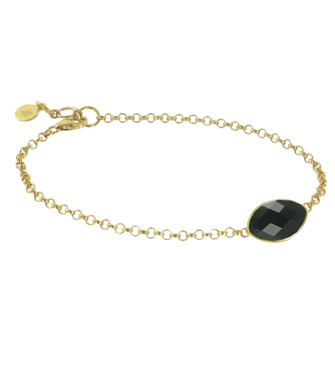 Gold Vermeil Nugget Bracelet - Monica Vinader