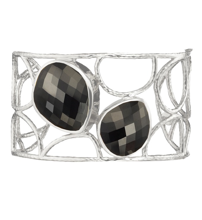 Sterling Silver Nugget Cuff - Monica Vinader