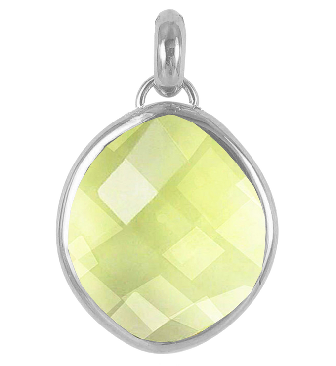 Sterling Silver Nugget Large Pendant Charm - Monica Vinader