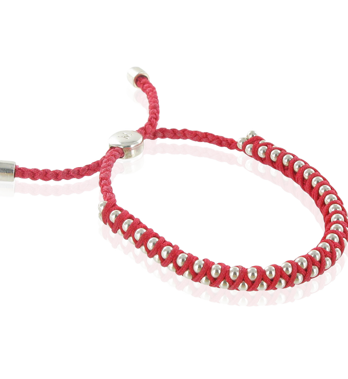 Sterling Silver Rio Bracelet - Large - Luck - Monica Vinader