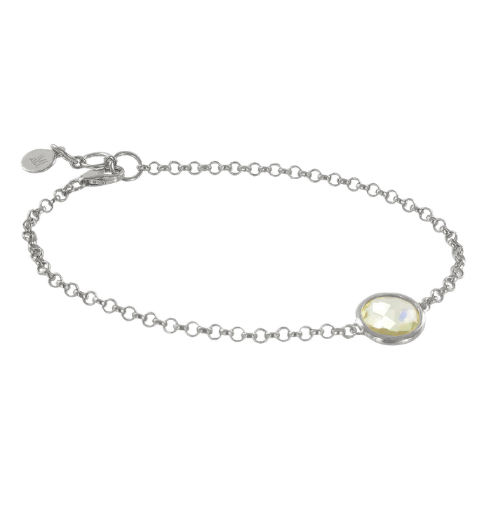 Sterling Silver Mini Luna Bracelet - Monica Vinader
