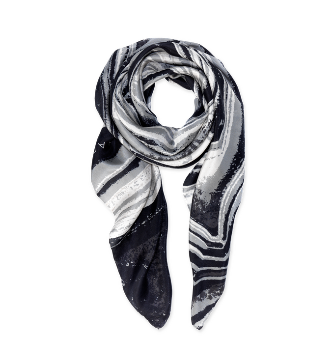 Agate Print Silk Scarf - Small - Labradorite - Monica Vinader