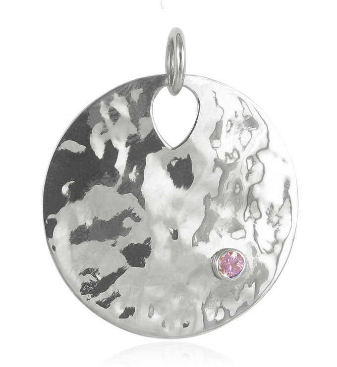 Sterling Silver Ava Pendant Charm - Monica Vinader