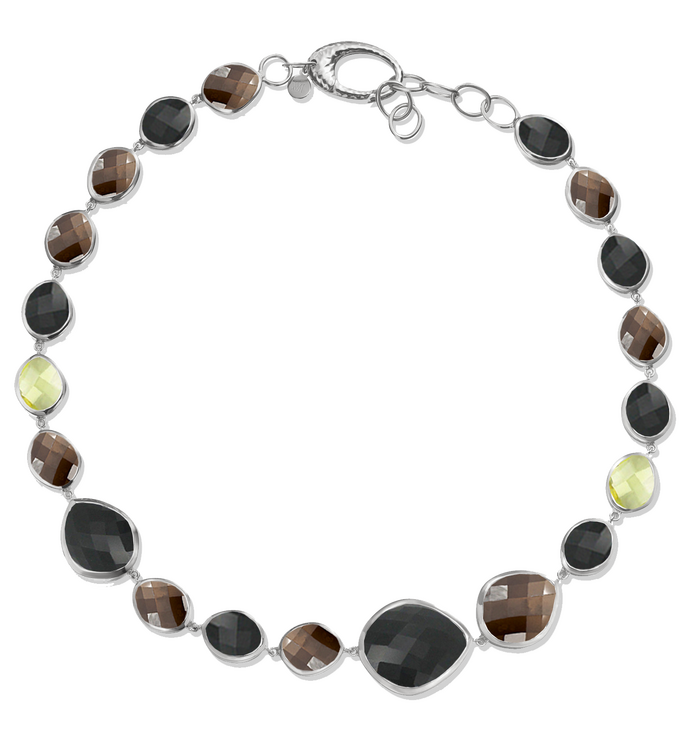 Sterling Silver Nugget link Necklace - Monica Vinader